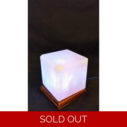 3 x Cube Himalayan White USB Colour Changing Lamp